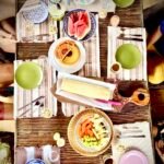 Brazilian breakfast spread at Caju Knots