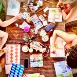 Watercolour painting workshop at Caju Knots