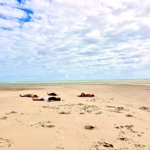 relaxamento na praia